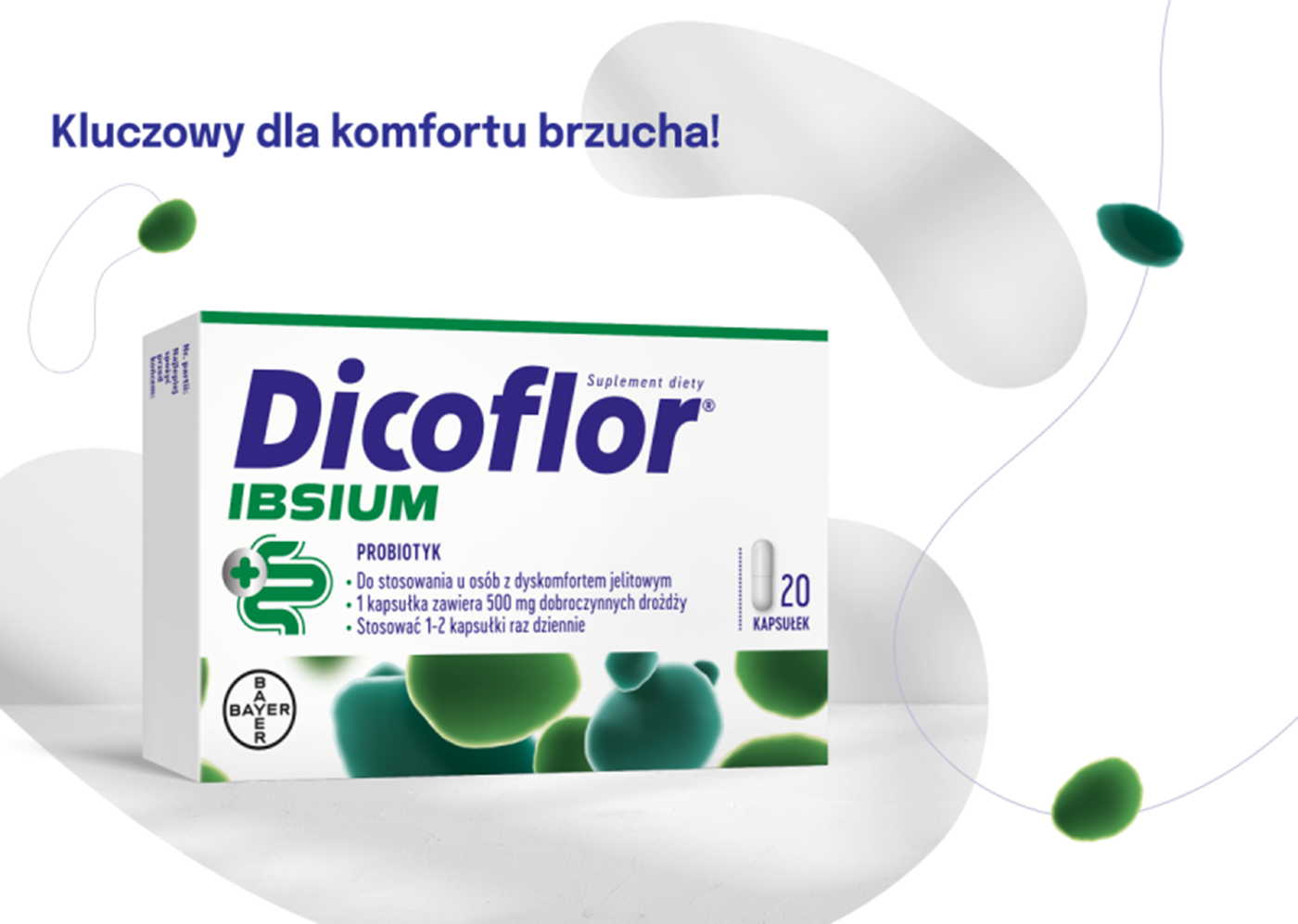 Dicoflor Ibsium - kluczowy dla komfortu brzucha