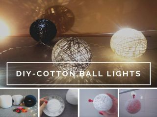 DIY - Cotton Ball Lights