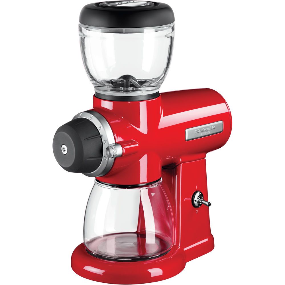 Coffee grinder Artisan 5KCG8433ECA, red metallic, KitchenAid 