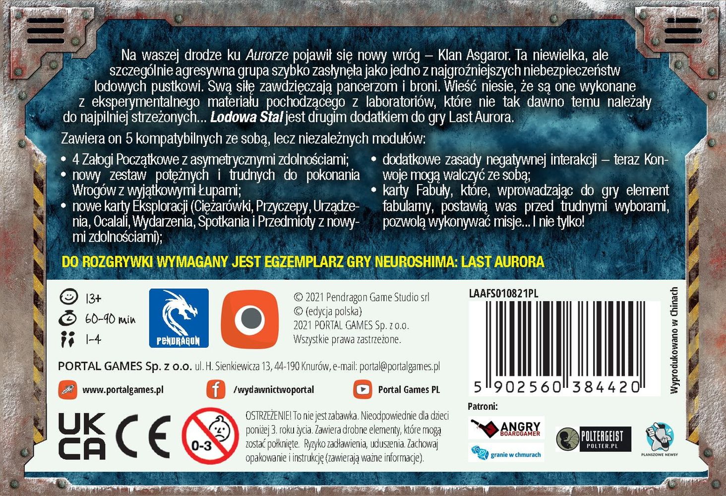 Neuroshima Last Aurora Lodowa Stal
