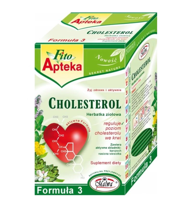 Herbata Malwa Fito Apteka Herbatka Ziołowa Cholesterol 20X2G - Ceny I ...