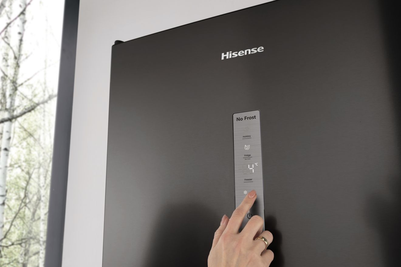 Lodówka Hisense RM469N4AFD1 z zamrażalnikiem dolnym 200 cm