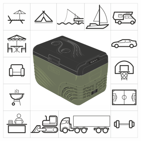 Lodówka YOLCO NX40 GREEN YOLCO