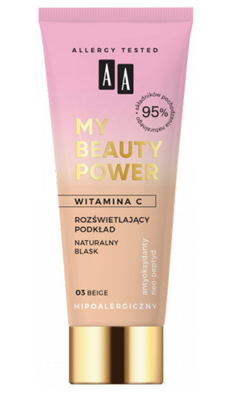 AA MY Beauty Power Rozświetlający podkład