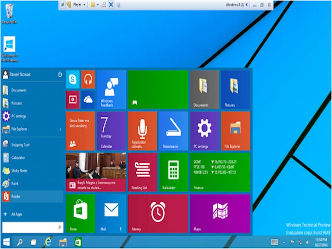 Test Windows 10 Technical Preview Ekspert Ceneo