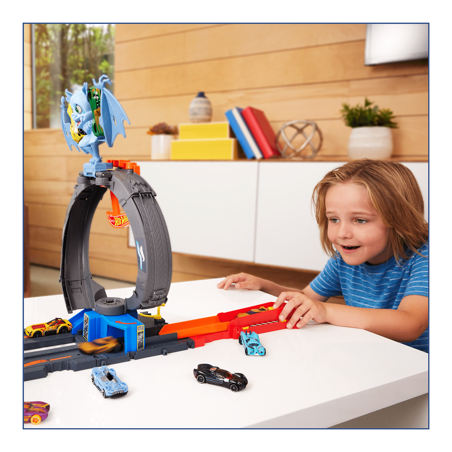 Hot Wheels City Pętla nietoperza Zestaw 3