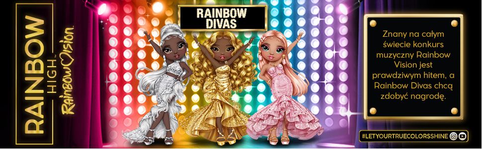 Lalka Rainbow High Rainbow Vision Divas Ayesha Sterling