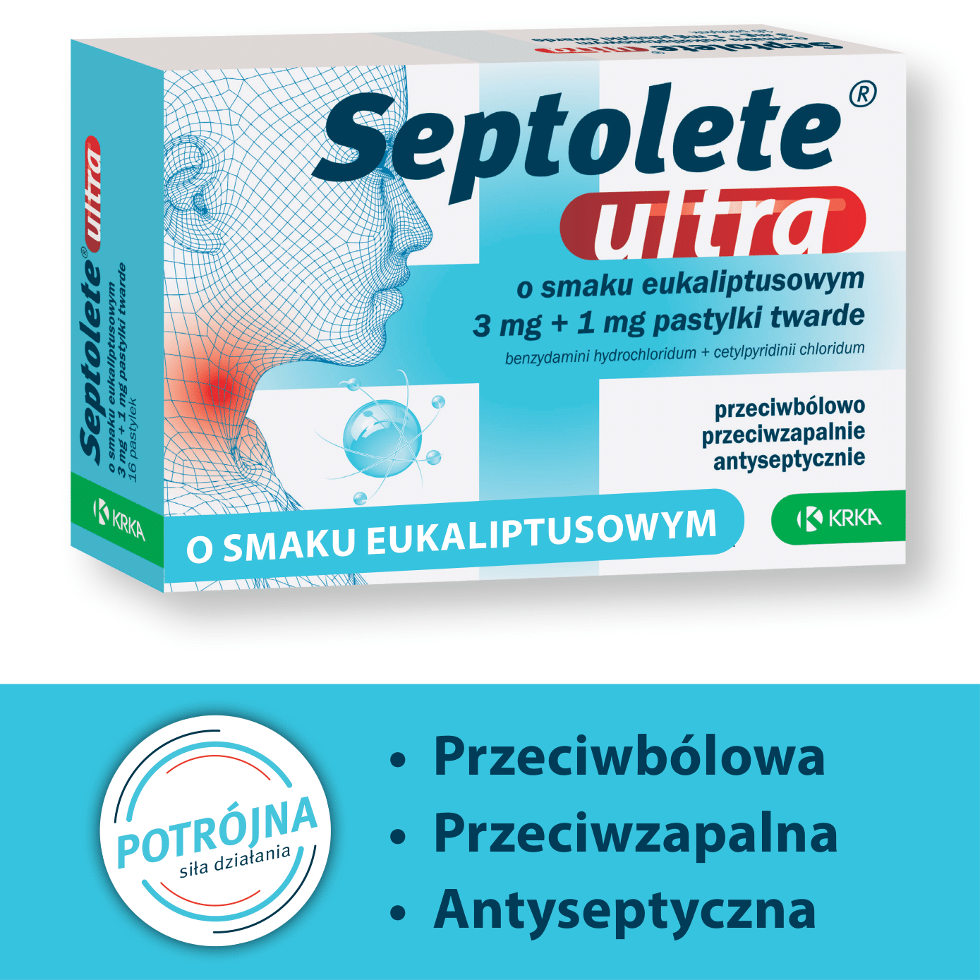 Septolete Ultra 16 pastylek