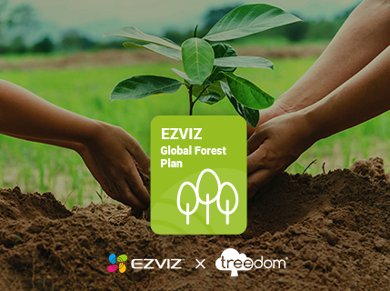 Ezviz RC3 sadzenie drzew