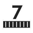 7 stref twardości ikona