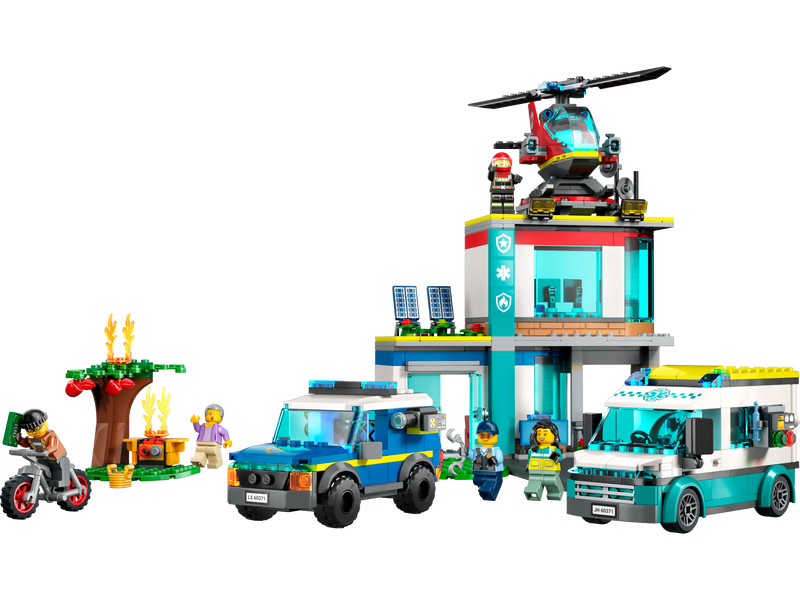 LEGO City 60371 Parking dla pojazdów uprzywilejowanych