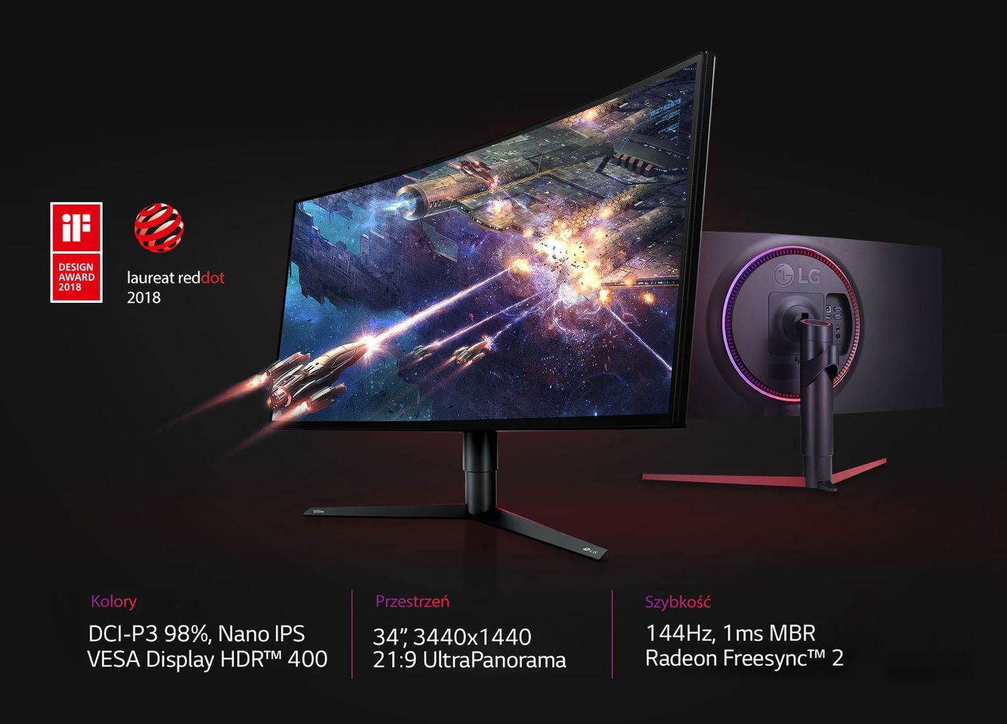 Monitor LG 34 34GK950FB Opinie i ceny na Ceneo.pl