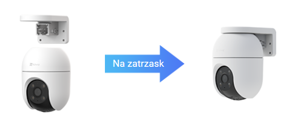 EZVIZ C8C 2K+ - montaż