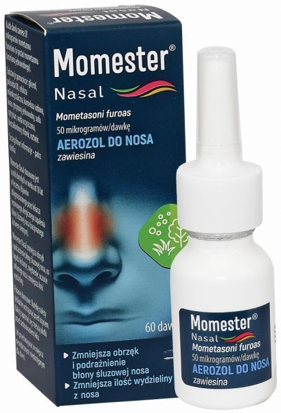 Lek Na Alergi Momester Nasal Aerozol Do Nosa 0 05mg Zawiesina 60 Dawek 