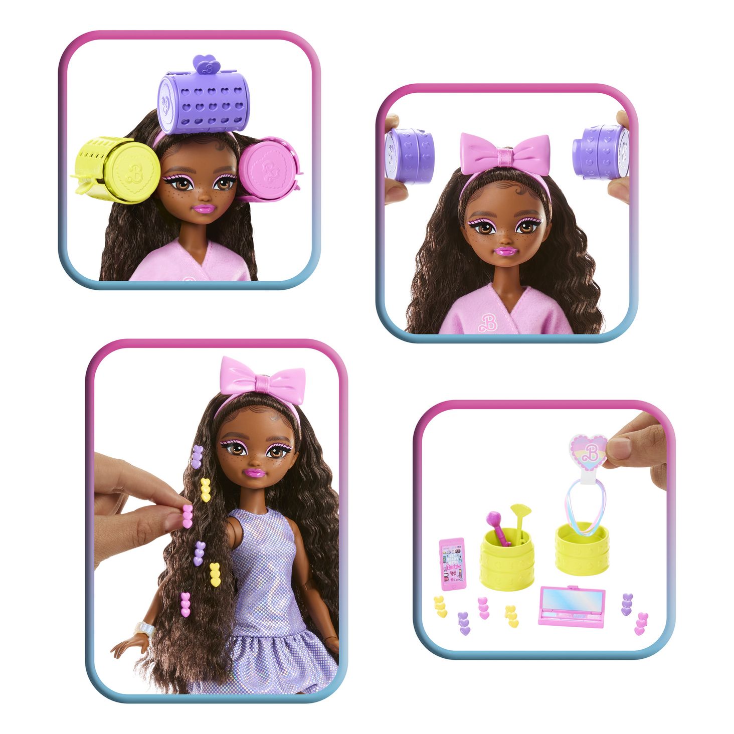 その他 Barbie - Barbie Lalka Barbie Dream Besties Brooklyn Wyszykuj się ze mną