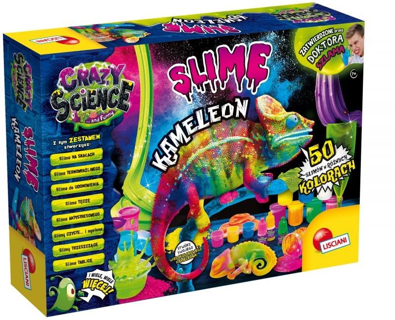 Lisciani Crazy Science Slime Kameleon - Ceny i opinie - Ceneo.pl