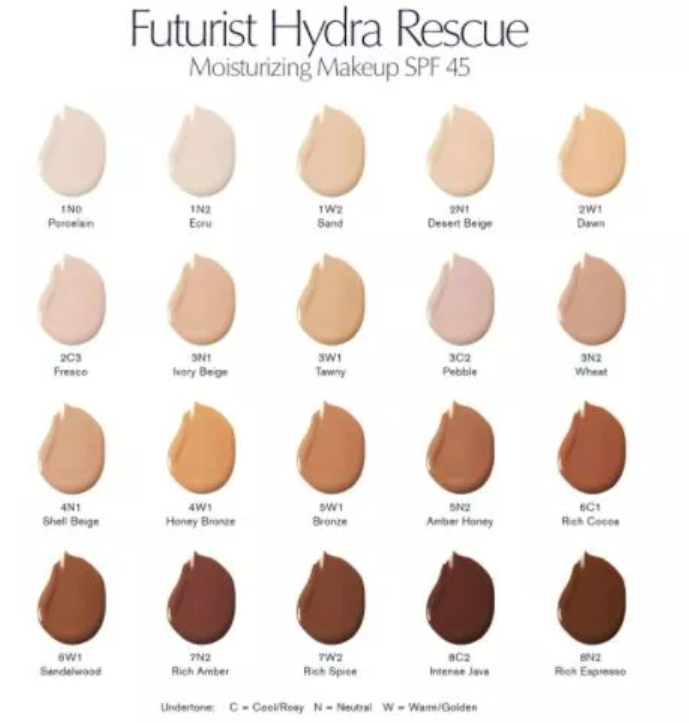  Estee Lauder Futurist Hydra Rescue Podkład kolory