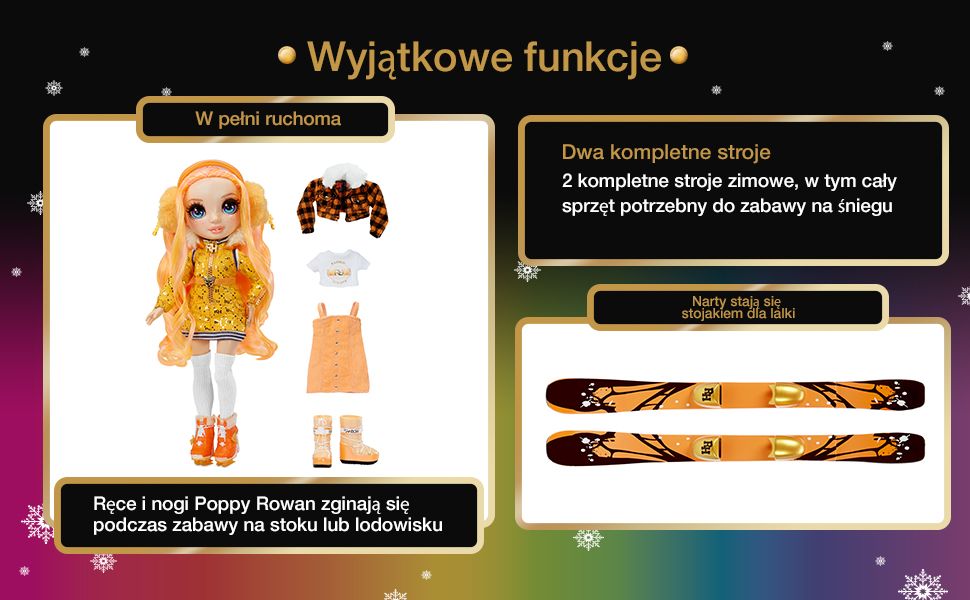Rainbow High - Fashion Winter Break Doll- Poppy Rowan (574767)