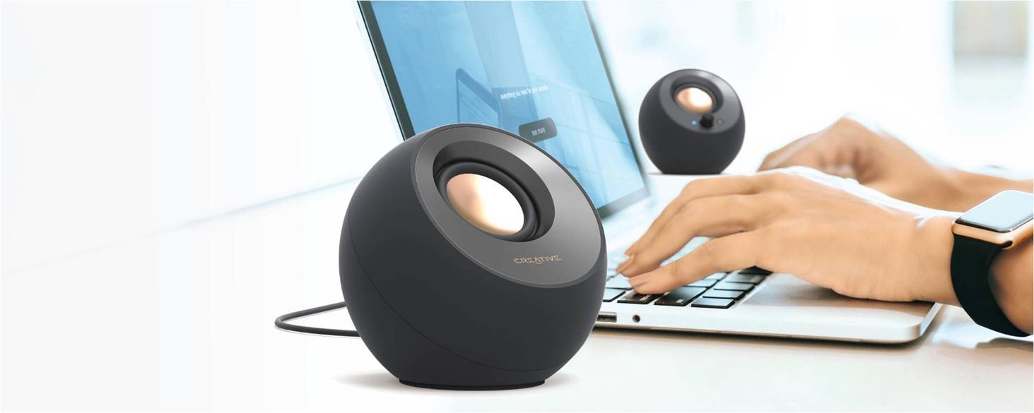 Buy CREATIVE CT-Pebble V3-BK 16 W Bluetooth Laptop/Desktop Speaker Online  from
