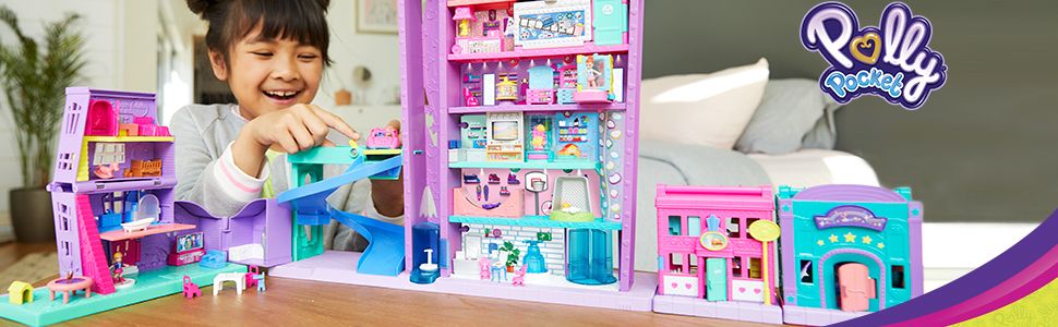 Polly Pocket - Mini Mundo de Aventura - Acampamento da Coruja - Mattel -  superlegalbrinquedos