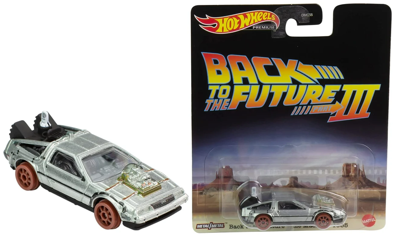 Hot Wheels Premium Retro Entertainment Back To The Future Time