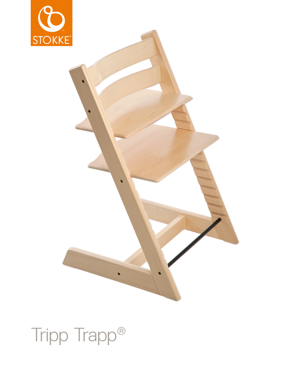 Stokke Tripp Trapp + zestaw Baby Set rosnące krzesełko do karmienia