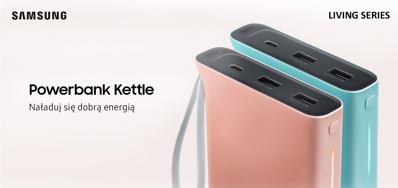 Powerbank Samsung Kettle Pack 10200mAh Czerwony (EbPa710Bregww