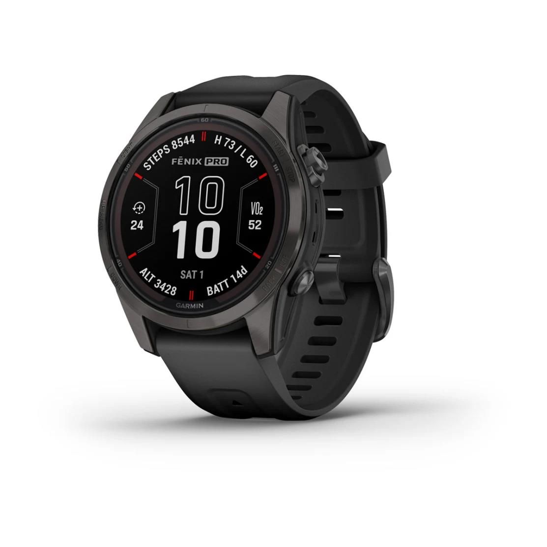 GARMIN fēnix 7s Sapphire Dual Power GARMIN fenix 7S Sapphire Dual Power Ti Carbon Gray DLC