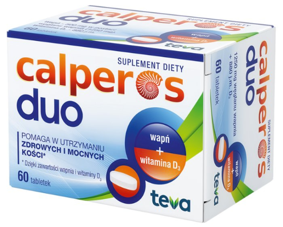 Calperos Duo D3 60 tabl. - 2