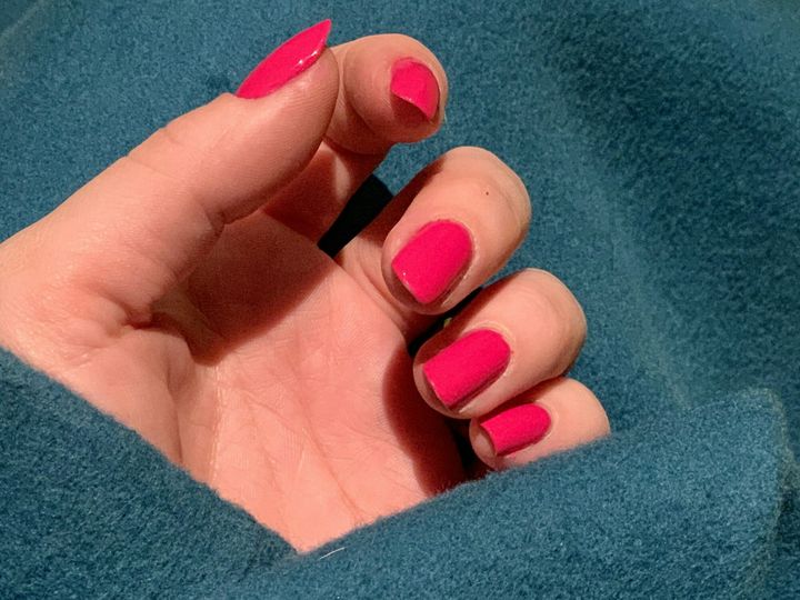 Manicure pink nails beauty