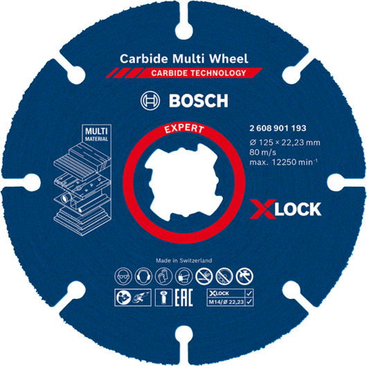 Bosch EXPERT Carbide Multi Wheel X-LOCK