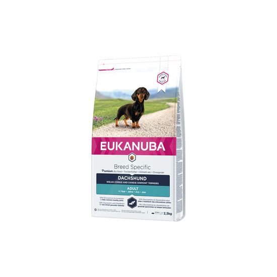 Eukanuba  dorosłe psy rasy jamnik 6x2,5 kg   