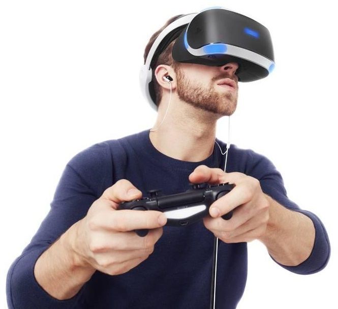 Sony VR Gafas Realidad Virtual + PS4 Camera V2 + Voucher VR Worlds MK5 PS4