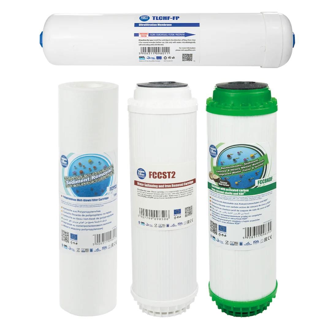 Sistemafiltraggio A Doppio Stadio 3/4"alloggiamento Filtrante Triplo Da 10 - Foto 2