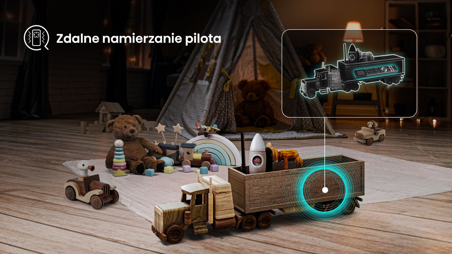 Hisense lokalizacja pilota
