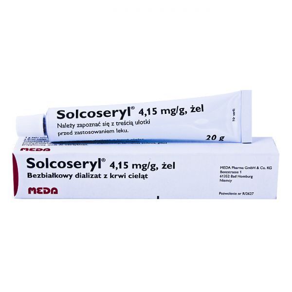Solcoseryl Injeksjon Solcoseryl 10% Żel 20 G - Opinie, cena na Ceneo.pl