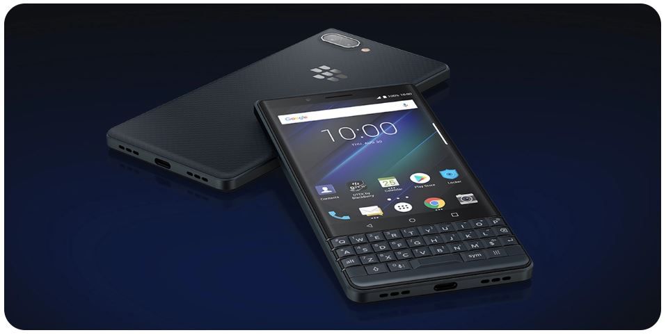 BlackBerry KEY2 LE ブラック BBE100-4 SIMフリー BlackBerry KEY2 LE Dual-SIM (64 GB, BBE100-4, klawiatura