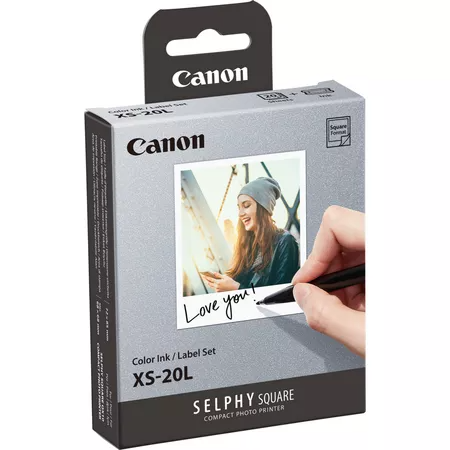 Canon Selphy Square QX10 biały + papier XS-20L (4108C003+