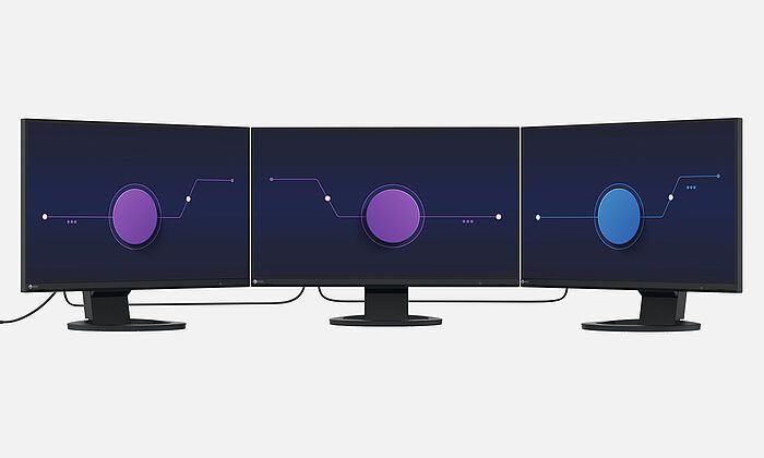 EIZO inteligentna konfiguracja wieloekranowa