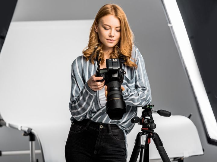 profesjonalny aparat fotograficzny