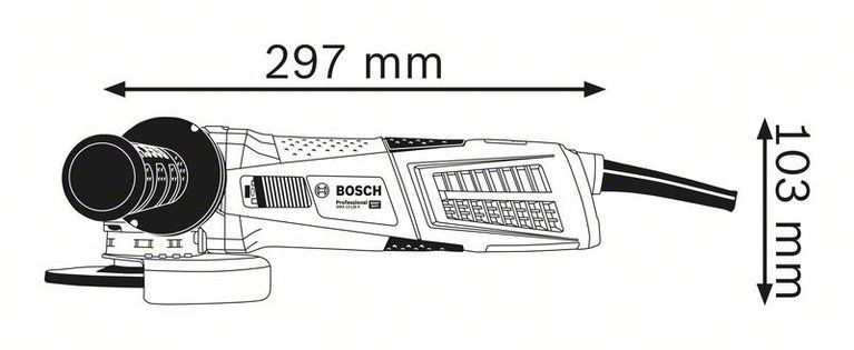 Meuleuse d'angle Bosch GWX 13-125 S PRO