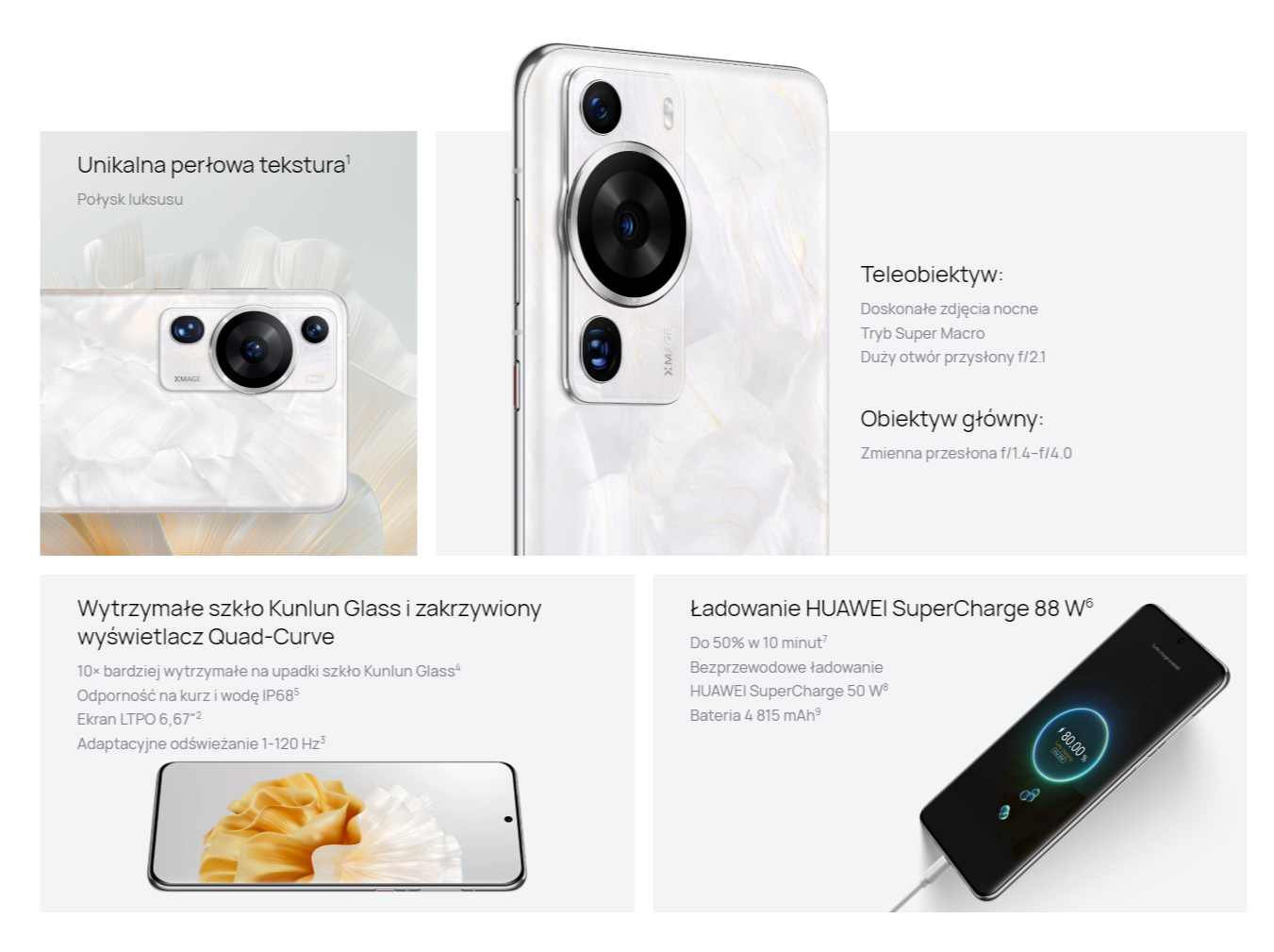 HUAWEI P60 Pro 8/256GB Perłowy - Cena, opinie na Ceneo.pl