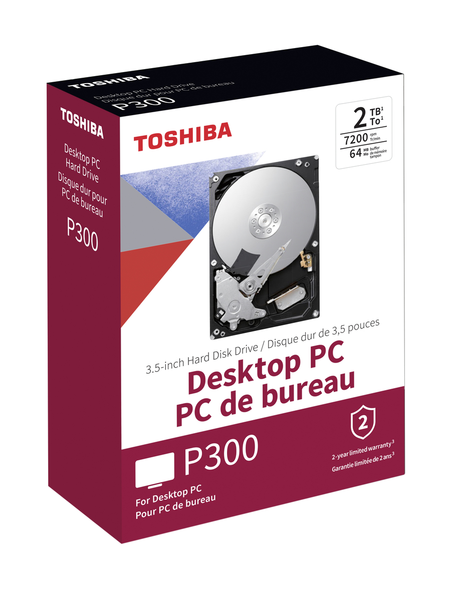 PCパーツ Toshiba P300 2TB Amazon | Toshiba P300 2TB | 東芝(TOSHIBA) | 内蔵