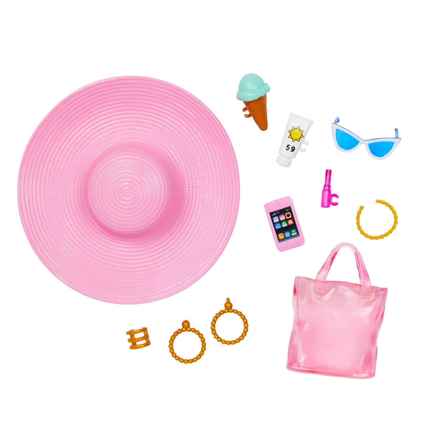 Barbie® Dzień na plaży Lalka i akcesoria2