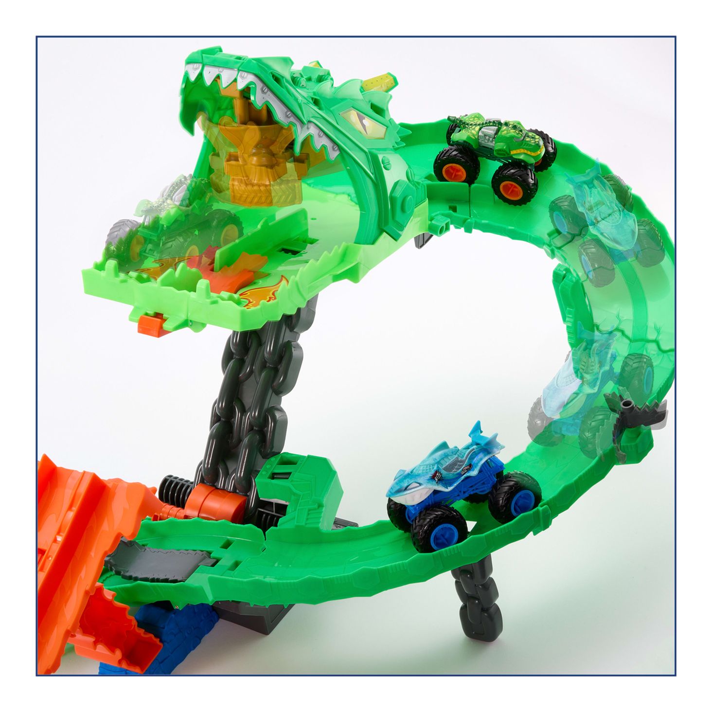 Гонки на драконах Hot Wheels Monster Trucks, набір 3