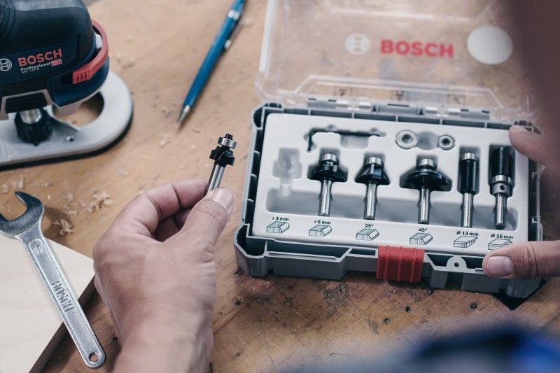 Bosch Zestaw frezów do wypustów - 2