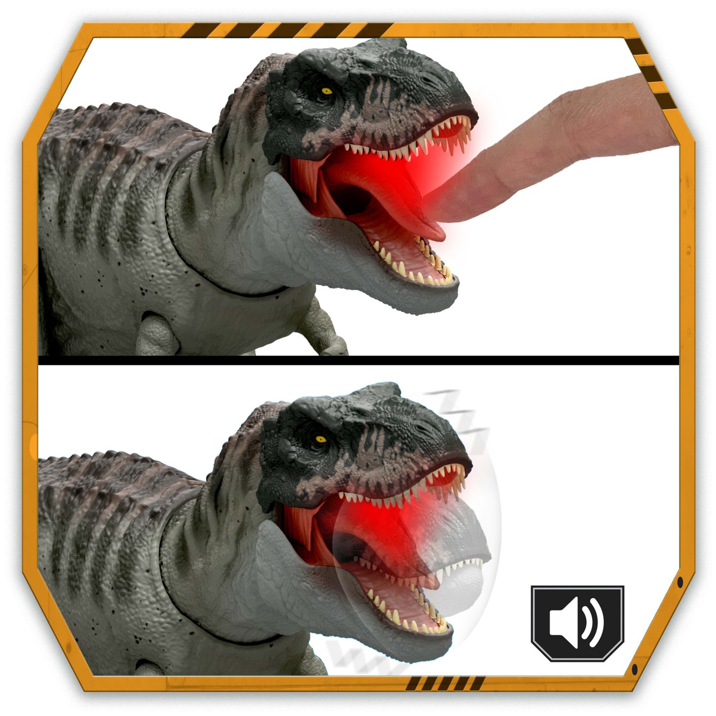 DESCUENTO: 26% ✓ Precio: 34,99 € ❌ Precio mediano: 47,37€ 🔥 Mattel Jurassic World: El Renacer, Power Devour Figura de tiranosaurio rex con función de mordiscos continuos activada con la lengua