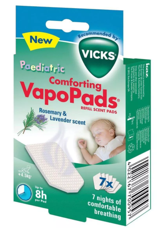 Vicks Pediatric Vapopads Wkładki Zapachowe Do Inhalacji Rozmaryn Z