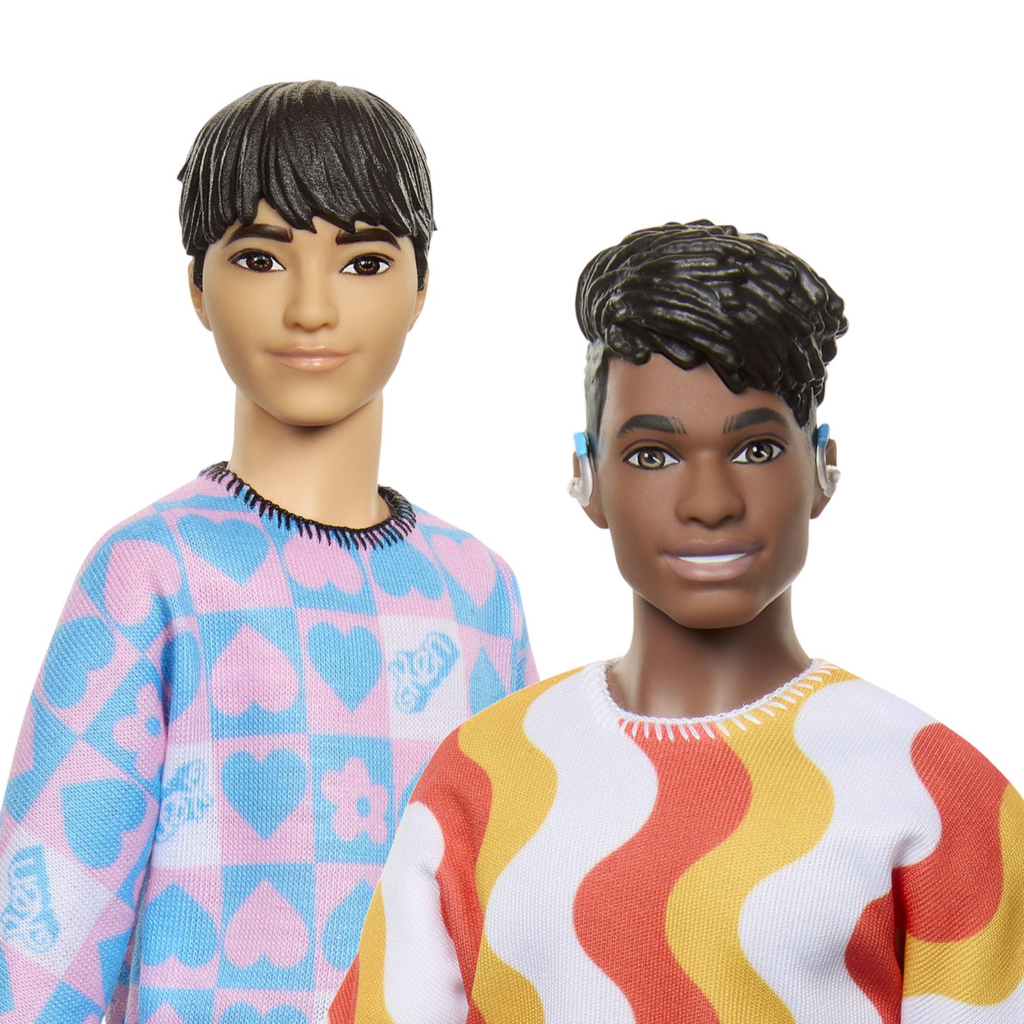 Lalka Barbie Fashionistas Ken #220 o bardziej masywnej