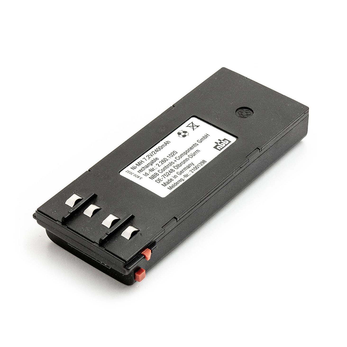 Vhbw Batteria NiMH 7.2V 2000mAh Per NBB NANO-M/S/L – Ricambio Per Radiocomandi Industriali E Telecomandi, Alta Capacità